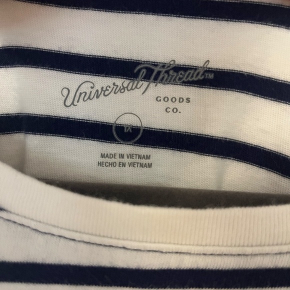 MUST GO! Blue / White Striped Women's Universal Thread 1X - Picture 3 of 3